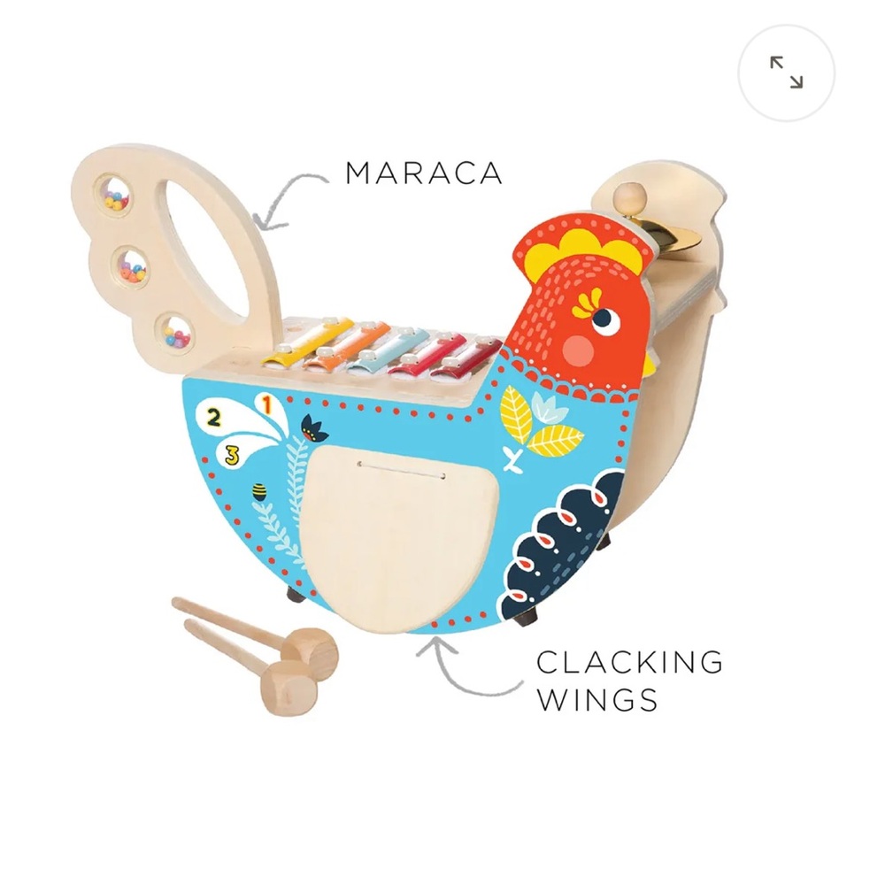 NIB Manhattan Toy Company Rocking Musical Chicken - Picture 6 of 6